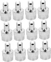 GETAJGHSD 12Pcs Tire Valve Caps for Car Durable Valve Stem Covers to Prevent Air Leakage and Dirt Easy Installation for All Vehicle