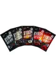 5 x 40g - Jerky Sampler Set - Try Them All - Made By Byron Beef Jerky