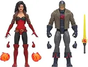 Hasbro Marvel Legends Series Marvel's Black Knight and Marvel's Sersi, Avengers 60th Anniversary Collectible 6 Inch Action Figures
