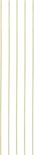 uxcell 5 Pcs Brass Round Rod, 1mm x 8" Lathe Bar Stock H62 Brass Round Stock for DIY Craft Making Hardware Novelty Model Car Plane Boat Ship, Copper