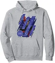 [Marvel] Spider-Man No Way Home Spider-Man Schematic Panels Pullover Hoodie