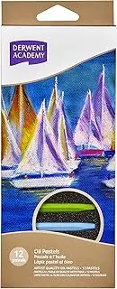 DERWENT(R) R32900 Academy Oil Pastels, 12PK