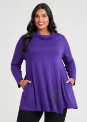 ts Taking Shape Tunic Size 16-18 Halo Anneli Print style NWT