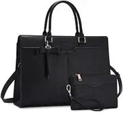 [VX VONXURY] Laptop Bag for Women Tote Bag for 15.6 inch Casual Handbag with Clutch Purse for Business Office Work