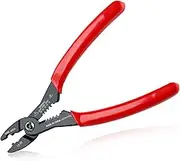 LEONTOOL 4-in-1 Multi Purpose Electricians Pliers with Wire Cutter, Crimper, Gripper, Stripper| 7" Compact Wire Stripper| Professional Wire Crimping Tool for 12-20 AWG Insulated & Non-Insulated Wires