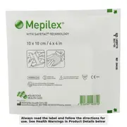 Mepilex Foam Wound Dressing 294100 10cm x 10cm Single