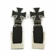 Ryder Clips Maltese Cross, 1 Pair, With Patina for Boots