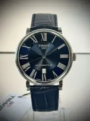 Tissot Carson Premium Powermatic 80 Blue Dial Men's Watch T1224071604300