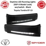 Spyder Daytime LED Running Lights wo/Switch Black For 07-13 Tundra #5077714