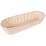 Bakemaster Large 35cm Oval Proving Basket - Natural