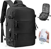 bergsalz Vacuum Backpack Travel Laptop Backpacks For Women Men Carry On Backpack Airback Backpacks With Vacuum Compression