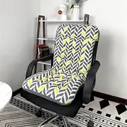 Rocking Chair Cushion, High Back Patio Cushions, High Back Rocking Chair Cushion, Outdoor Patio Chair Cushion Sunscreen and Fade-Resistant(A,45 * 100cm/17X39IN)