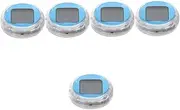 JECOMPRIS 5pcs Motorcycle Supplies Digital Clock Mini Digital Clock for Car Bike