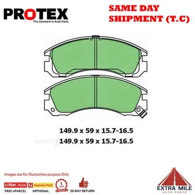 Ceramic Brake Pad Set Frnt For Mitsubishi 3000 GT 92 - 98 [Z16A]3.0 i 24V (for: Mitsubishi)