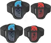 Songholee Leg Strap for Nintendo Switch Sports Play Soccer/for Switch OLED Model Ring Fit Adventure Bundle Leg Fixing Band,Adjustable Adults Elastic Sports Strap for Nintendo Switch Sports9 (4)