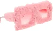 [VALICLUD] Fuzzy Plush Sunglasses Boho Style Retro Glasses for Women Eye Protection Unique Fashion Statement
