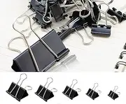 Binder Clips Assorted Sizes - Office Supplies - Bulldog Clips, Paper Clips - Organize Your Workspace Efficiently!