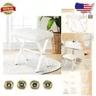 Space-Saving Vanity Stool with Supportive Foam Cushion - for Bedroom & Living