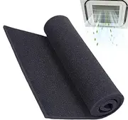 Carbon Foam Sponge Air Filter - 16x40 Portable Black Air Filter Pads | RV Air Conditioner Foam | Cuttable Trailer | For Enhancing RV Travel Experience