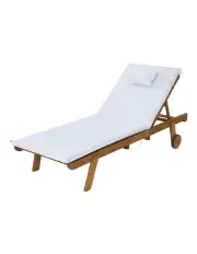 [Gardeon] Sun Lounger in White