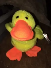 Original Ty Beanie Baby 1994 "Quackers" the Duck with Tags