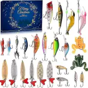 Advent Calendar Fishing Christmas Countdownfishing Tackle Advent Calendar