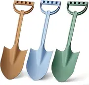 16 Inch Beach Toy Shovels, Sand Spade Shovel Toys for Kids Adults, Solid Sand Toy- Sandbox Kit,Outdoor, Snow Scoop, Planting Tools Gadget for Boys Girls, Digging, Gardening Travel 3 Pack