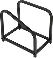 Record Display Shelf Turntable - Rack Resists Bending Exhibit Stand Holder | Sort and Showcase Adjustable Divider | Diisplay with Casters for Tipping, Recorrd Raack