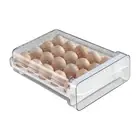 Refrigerator Egg Storage Box Fresh Keeping Organizer Egg Holder Drawer (A)