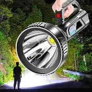 LED Searchlight Hand Lamp Torch Work Light USB Rechargeable Spotlight Waterproof