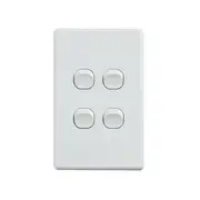 Classic 4 Gang Switch 250V 16Ax Vertical Pack