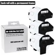 3Rolls 28.9mmx62mm DK-1209 Small Address 800 Labels for Brother QL Printer