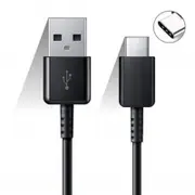 Usb Type C Quick Charging Sync Cable For Samsung Galaxy S10 / S10plus S9plus S8 Black Cables & Adapters