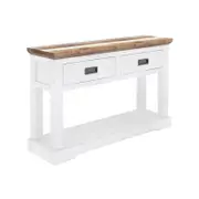 Orville Console Hallway Entry Table 125cm Solid Acacia Timber Wood - Multi Color