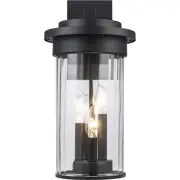 Trans Globe Lighting 51411-BK Carmel 3 Light 16 inch Black Outdoor Wall Sconce