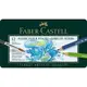 Faber-Castell水性色鉛筆綠色精緻鐵盒裝12色組 *117512