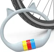 Bike Lock,Silicone Cycle Locks | Anti-Theft Tool for Travel Mountain Biking Commuting RV Patio Gate Fence Urban Cycling Parking