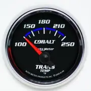 Autometer Cobalt Transmission Temp Gauge Electric - 100 - 250 F, 2 1/16 Inch, Short Sweep, AU6149