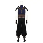 Final Fantasy 7 Zack Fair Men Cosplay Custome Outfits With Shoes Accessories Set