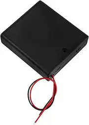 ERINGOGO Battery Case Leads 6v Battery Box Model for DIY Educational Toys Home Decor Exhibition Display