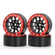 4PCS Alloy 1.9" Beadlock Wheels Rim for AXIAL SCX10 D90 TRX4 1/10 RC Crawler