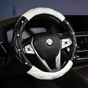 Car Accessories for Women, Stylish Diamond-Encrusted Steering Wheel Cover, Directly Set on The Above, Simple Installation, high fit, Breathable Anti-Slip, Leather wear, Feel Comfortable
