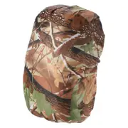 30-40L Waterproof Rucksack Cover, Backpack Rain Cover, M, Leaf Camo