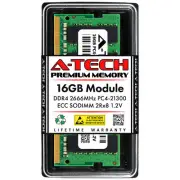 16GB 2Rx8 PC4-21300 ECC SODIMM (HPE 3TQ38AA Equivalent) DDR4 Server Memory RAM