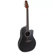 Applause E-Acoustic Guitar AB24-5S, CS, Cutaway, Black Satin