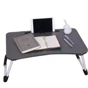 CNNINGYI Folding Laptop Desk (Black) Foldable Laptop Table, Portable Standing