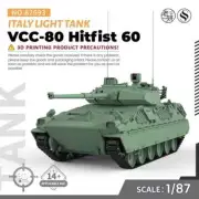 SSMODEL SS87693 1/87 Military Model Kit Italy VCC-80 Hitfist 60 Light Tank