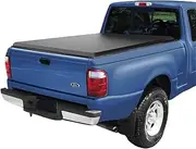 Soft Tri-Fold Tonneau Cover Compatible with Ranger 1993-2004 Flareside/Splash 6ft Bed Models | Resistant Truck Bed Cover w/Lamp | Easy Clamp-On Installation