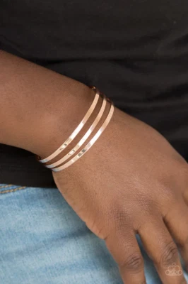 Paparazzi: Street Sleek - Rose Gold Bracelet