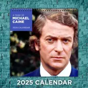 Michael Caine 2025 Music Calendar, 12-Month Celebrity Wall Calendar, Fan Gift